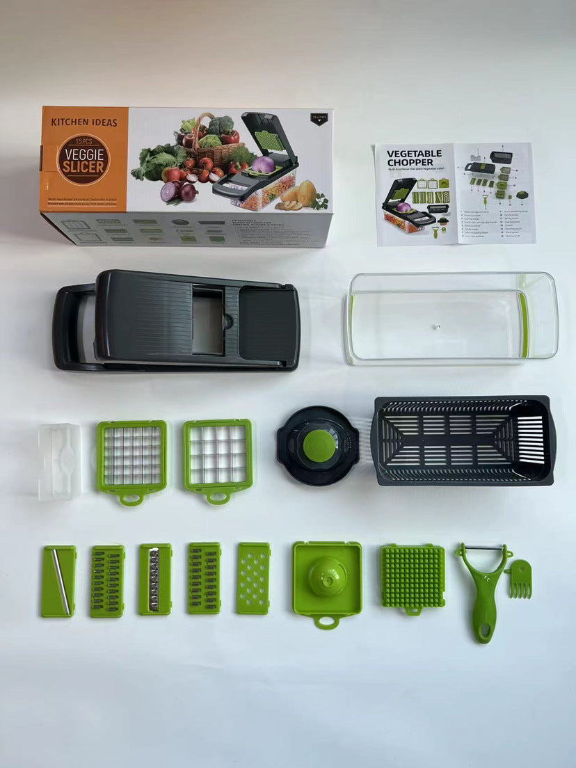 野菜カッター多機能スライサー・みじん切り・ポテトシュレッダー・家庭用キッチンおろし器
