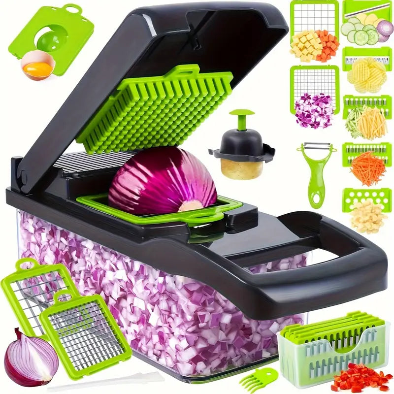 野菜カッター多機能スライサー・みじん切り・ポテトシュレッダー・家庭用キッチンおろし器
