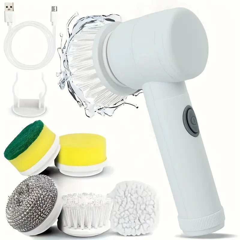多機能電動クリーニングブラシ｜キッチン用品｜ハンディ食器洗いブラシ｜トイレ・バスルーム・家庭用掃除用具｜海外対応